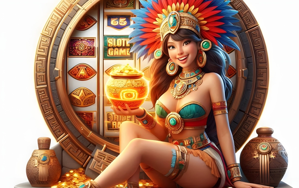 aztec-slot-game-character-holding-tresure-with-white-background (1)